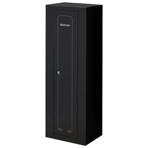 stack-on gcb-910 steel 10-gun compact steel security cabinet black|10 gun security cabinet.